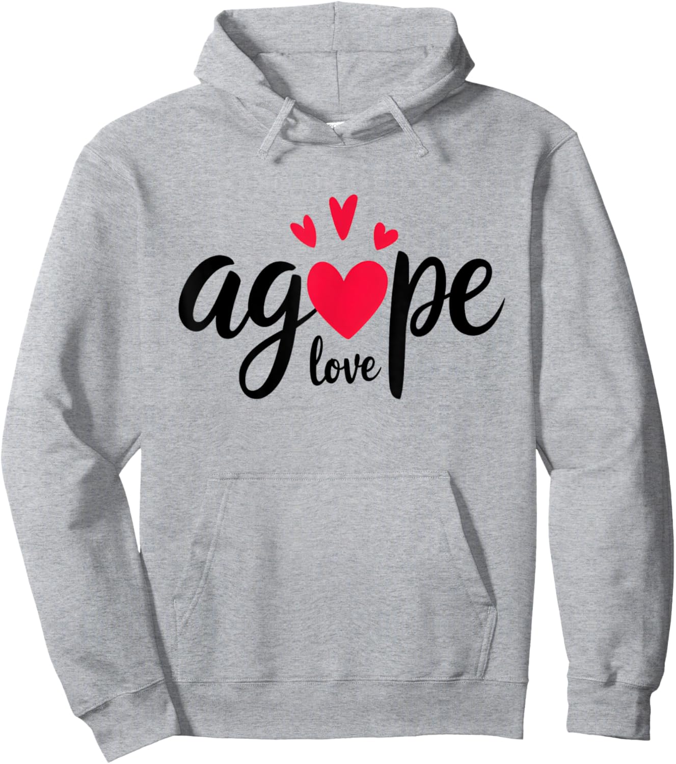 God's Love Agape Highest Form Of Love Christian Hoodie - Hoodie | Ash