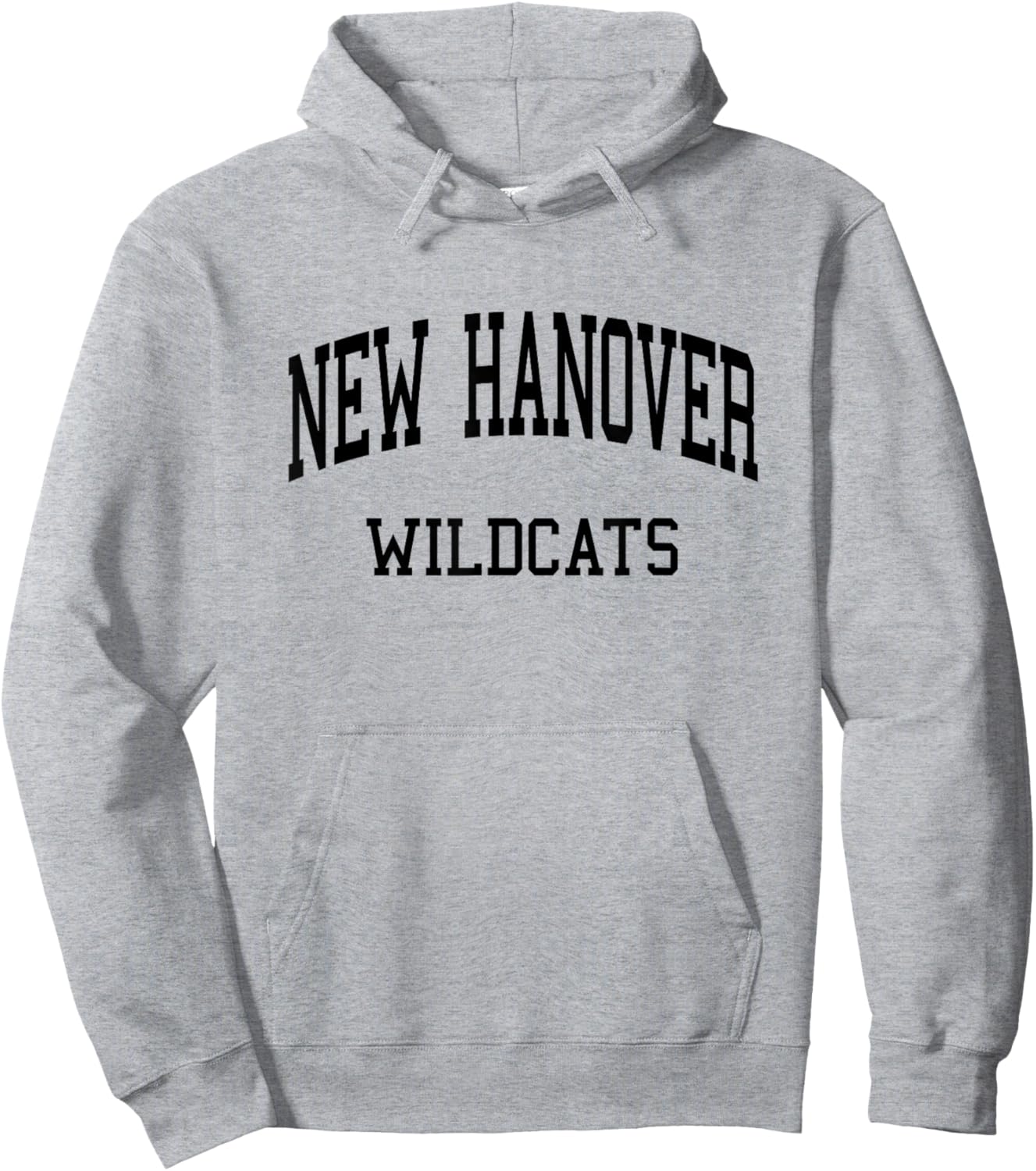 New Hanover High School HS Wilmington NC Retro Hoodie - Hoodie | Ash