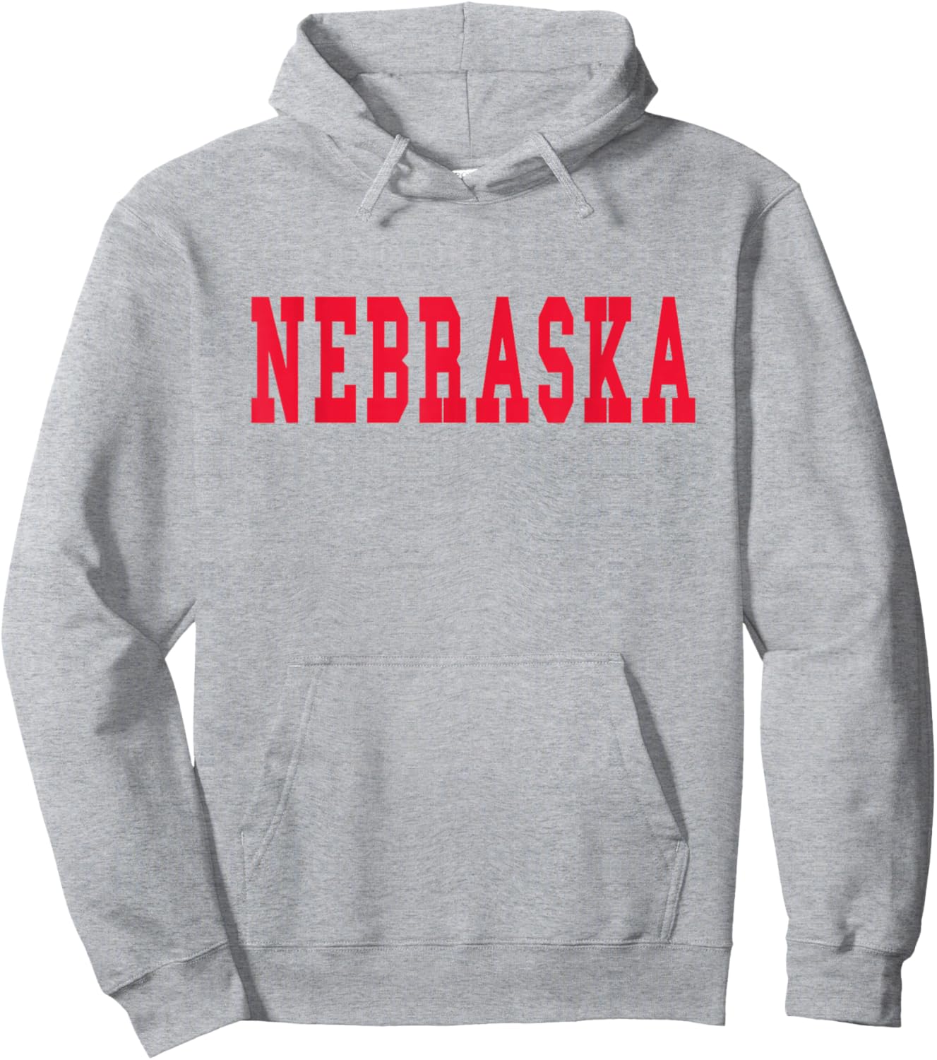 Nebraska - Throwback Design - Classic Hoodie - Hoodie | Ash