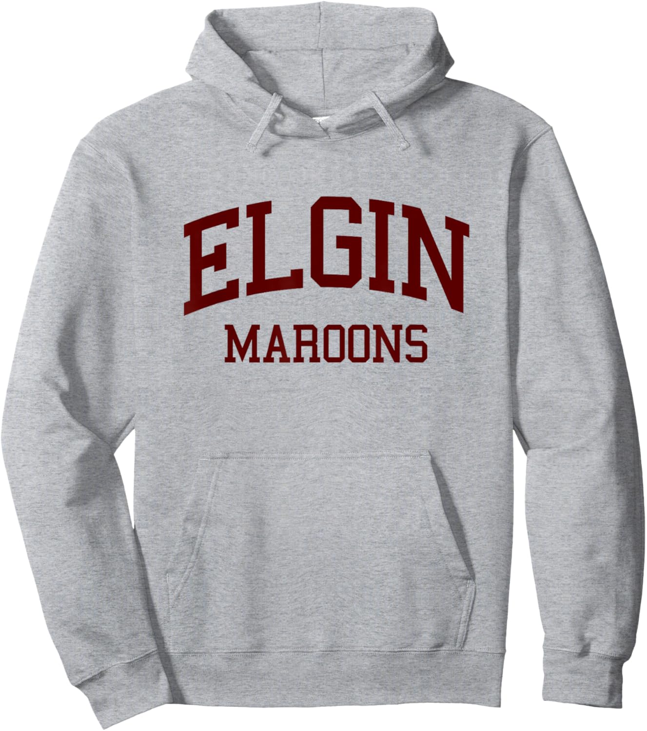 Elgin High School HS Elgin IL Retro Hoodie - Hoodie | Ash