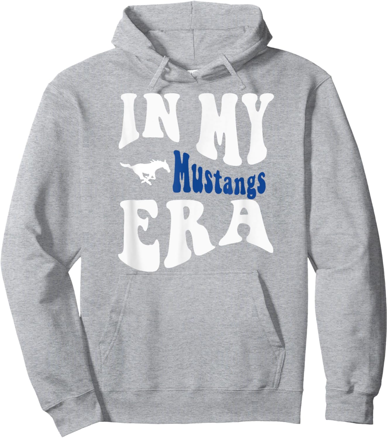 SMU Mustangs Era Red Officially Licensed Hoodie - Hoodie | Ash