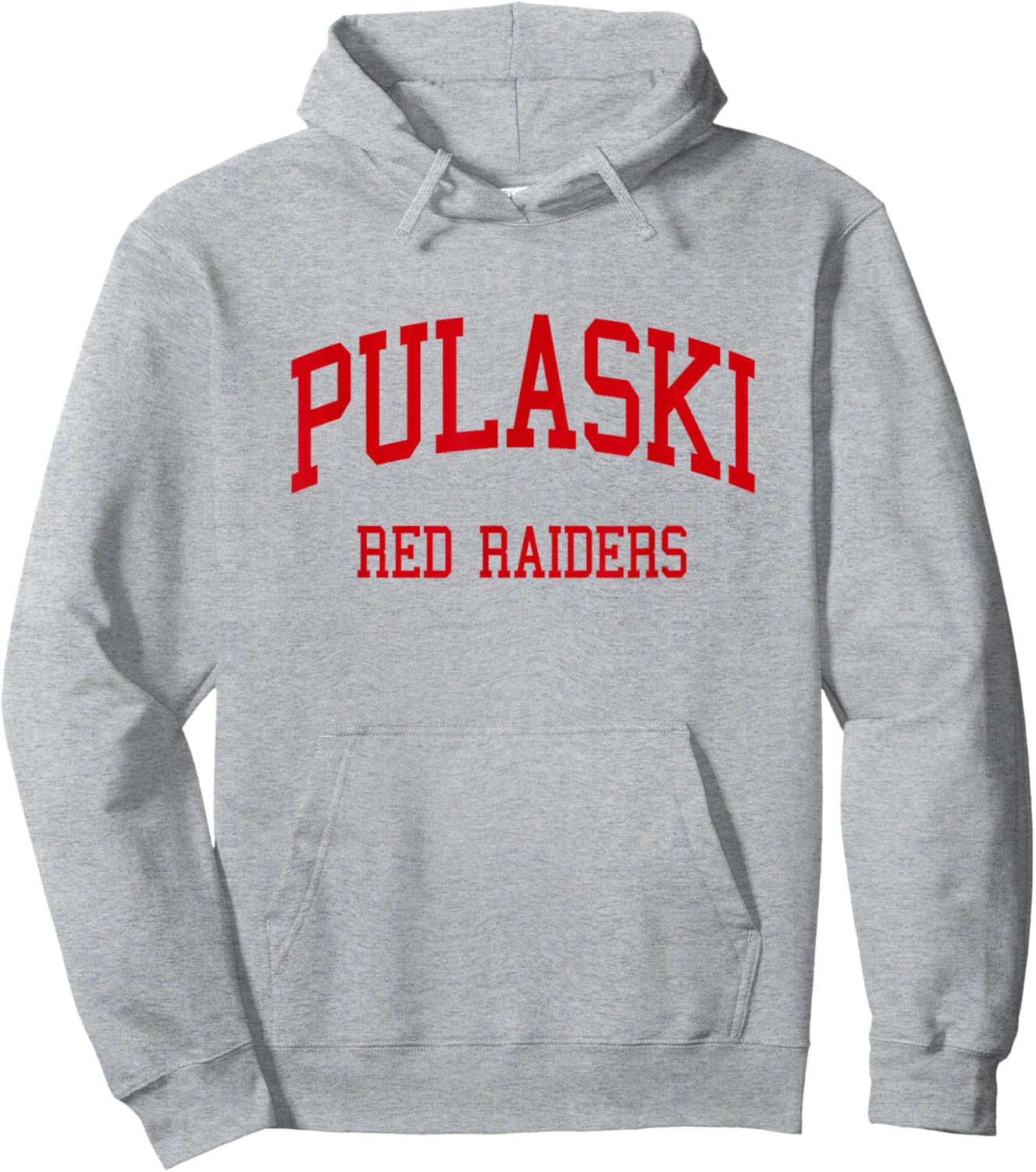 Pulaski High School HS Pulaski WI Retro Hoodie - Hoodie | Ash
