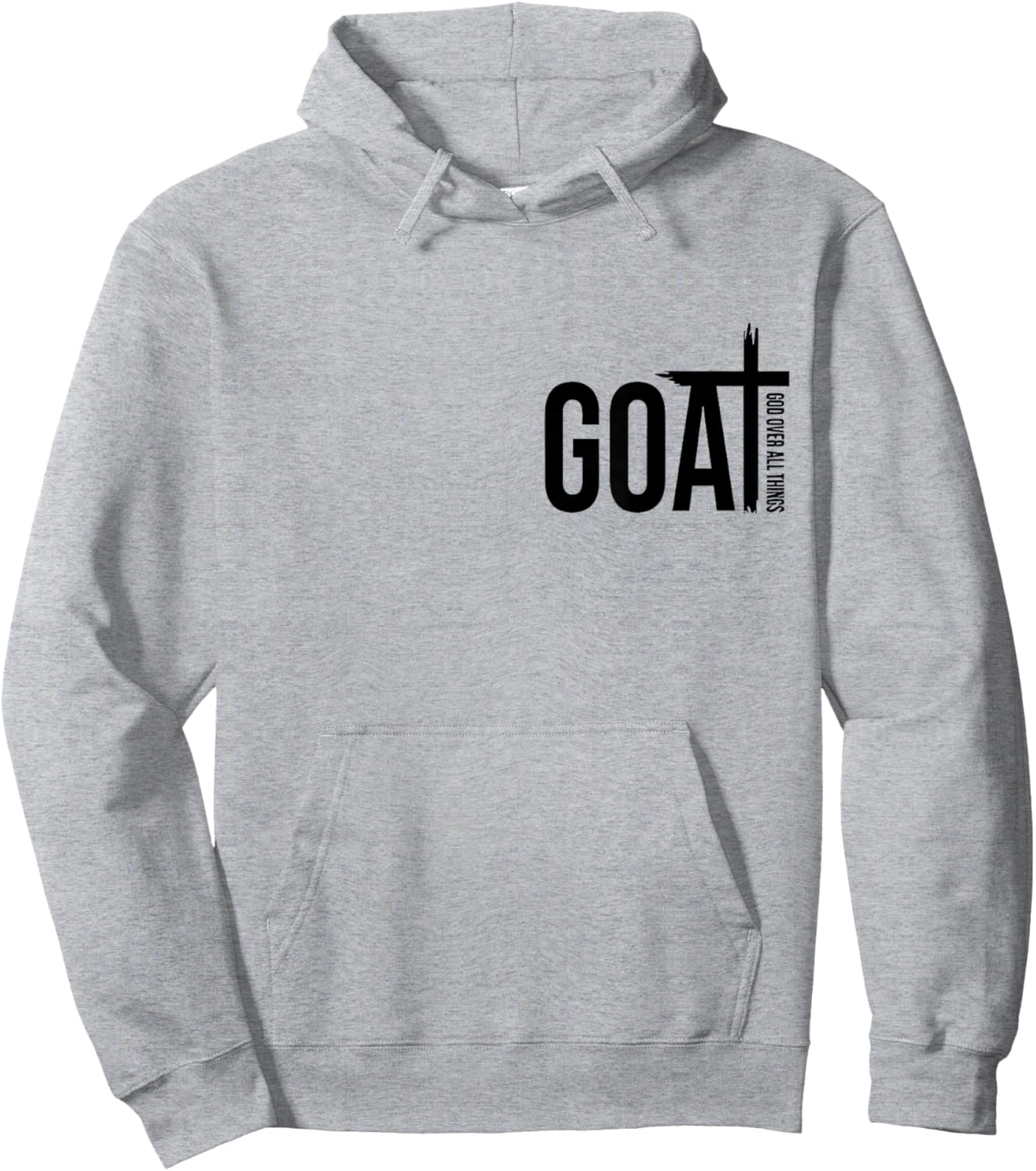 Goat God Over All Things Hoodie - Hoodie | Ash