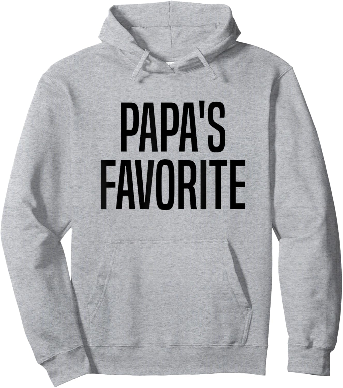 Papa's Favorite Grandchild Hoodie - Hoodie | Ash