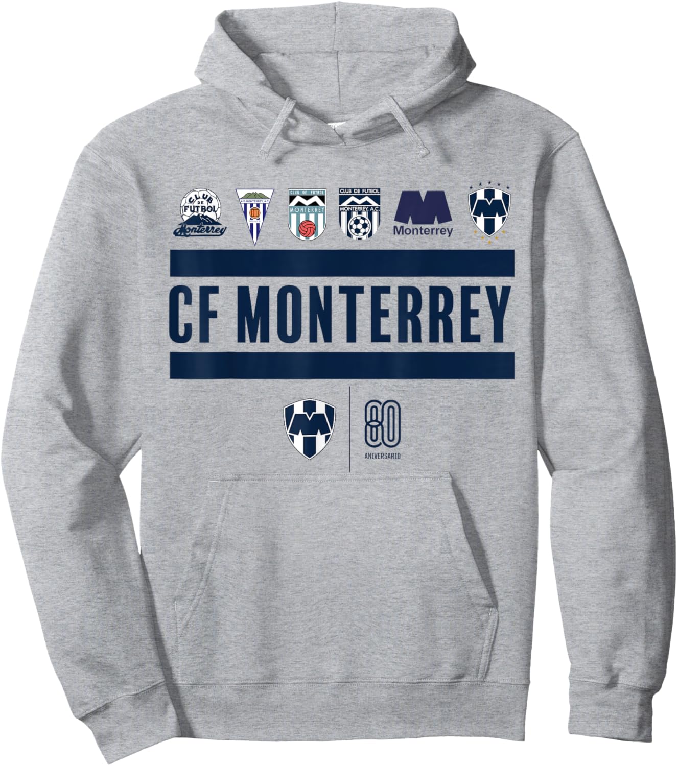 Stripes of Monterrey Anniversary N°80 Hoodie - Hoodie | Ash
