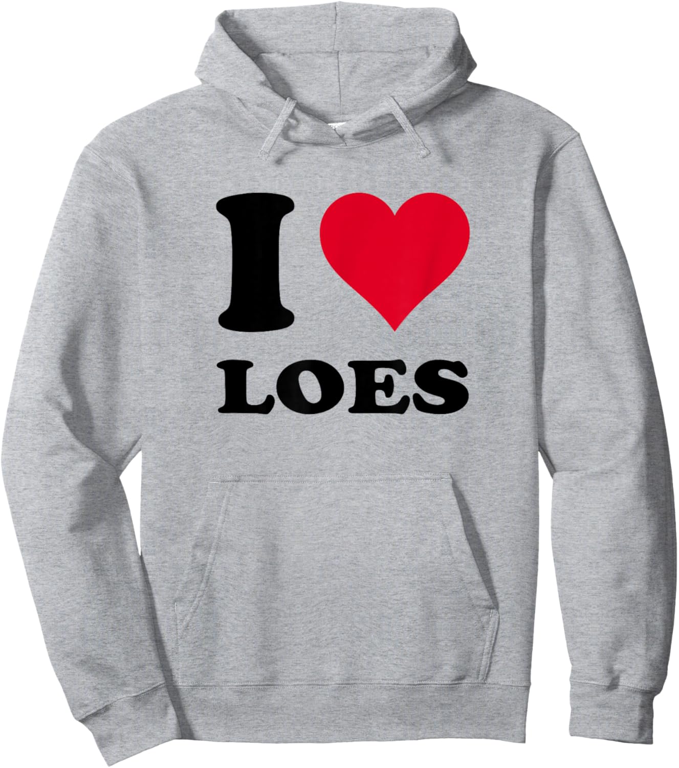 « Ich Liebe Loes » Hoodie - Hoodie | Ash