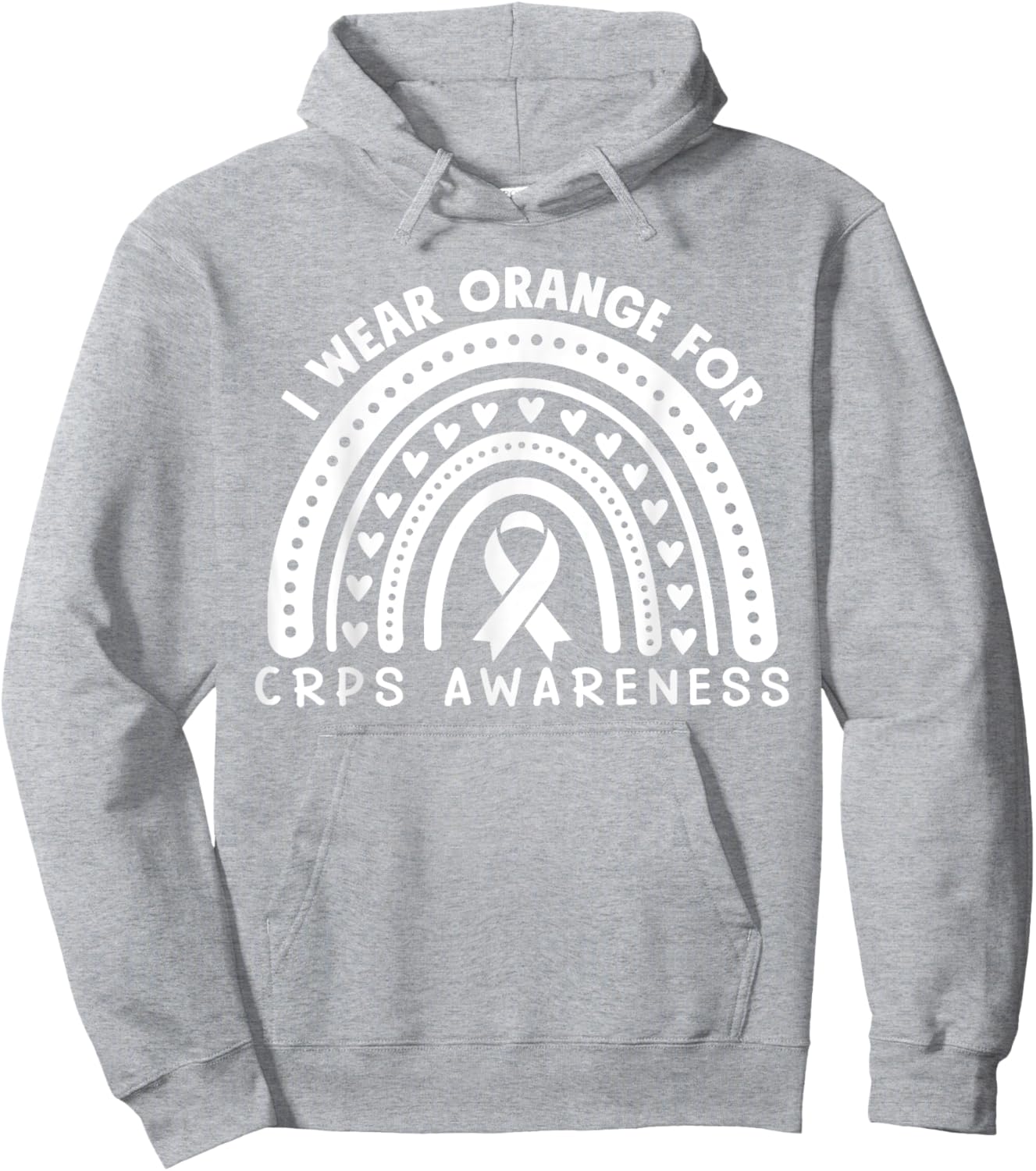I Wear Orange For CRPS Awareness Hoodie - Hoodie | Ash
