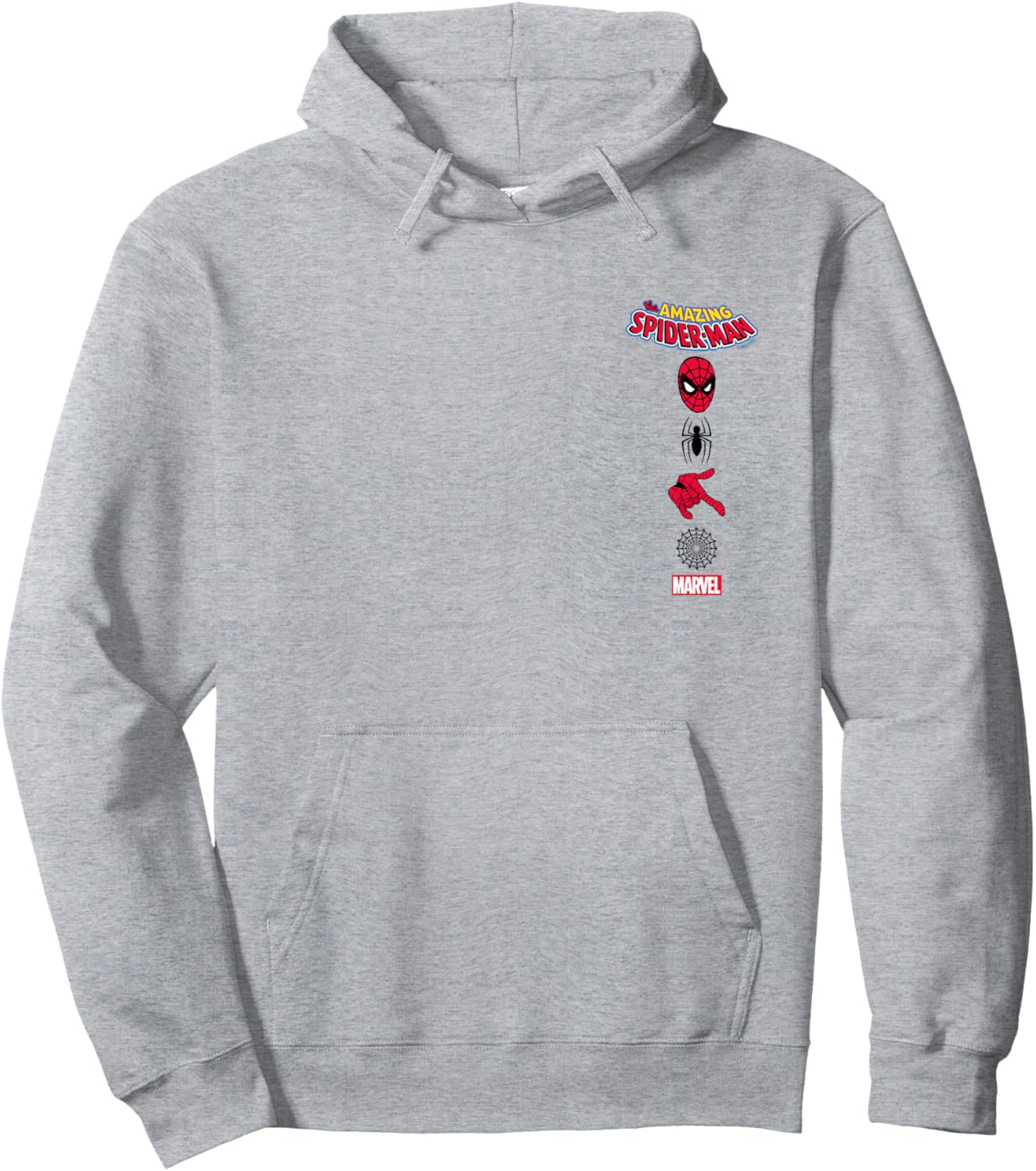 Spider-Man - Stacked Icons Hoodie - Hoodie | Ash
