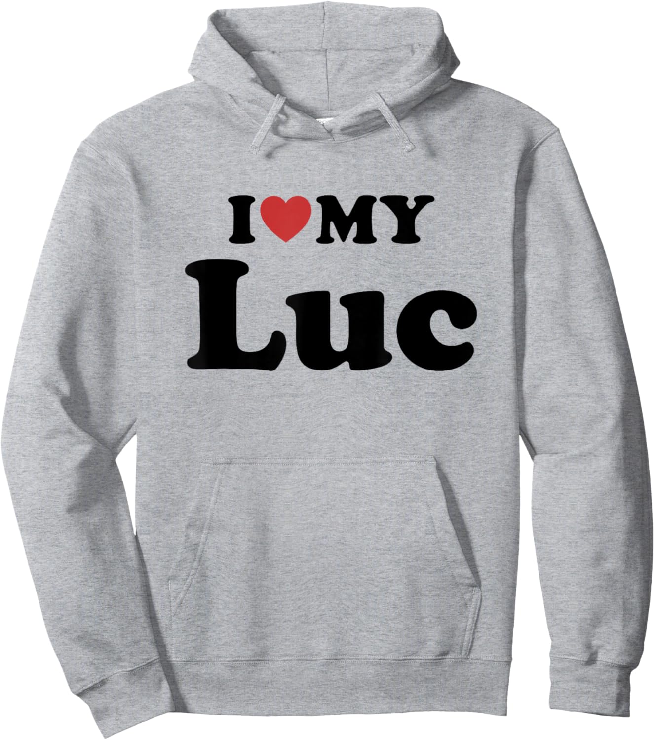 I Love My Luc Hoodie - Hoodie | Ash