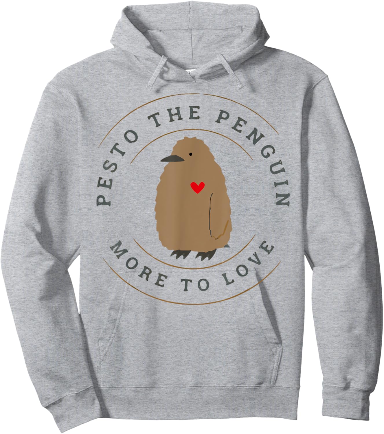Pesto The Penguin More To Love Hoodie - Hoodie | Ash