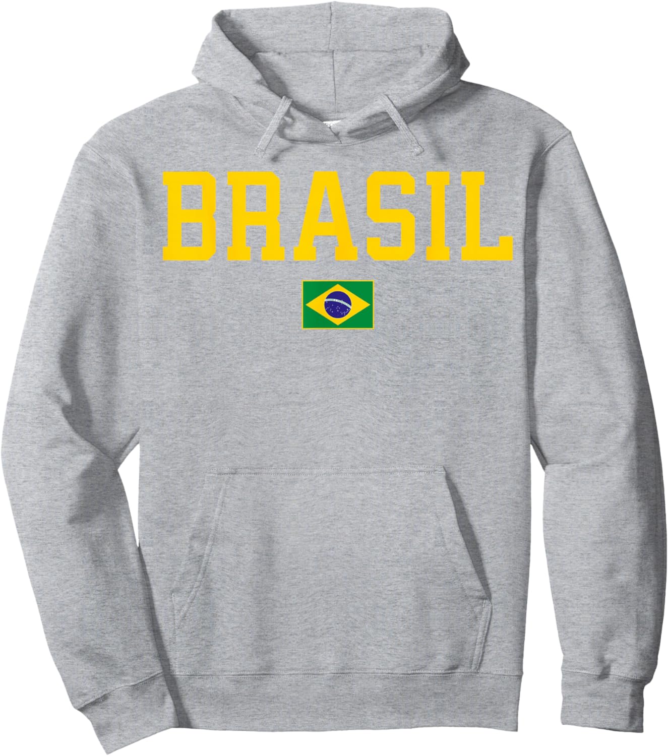 Brasil Brazil Flag Hoodie - Hoodie | Ash
