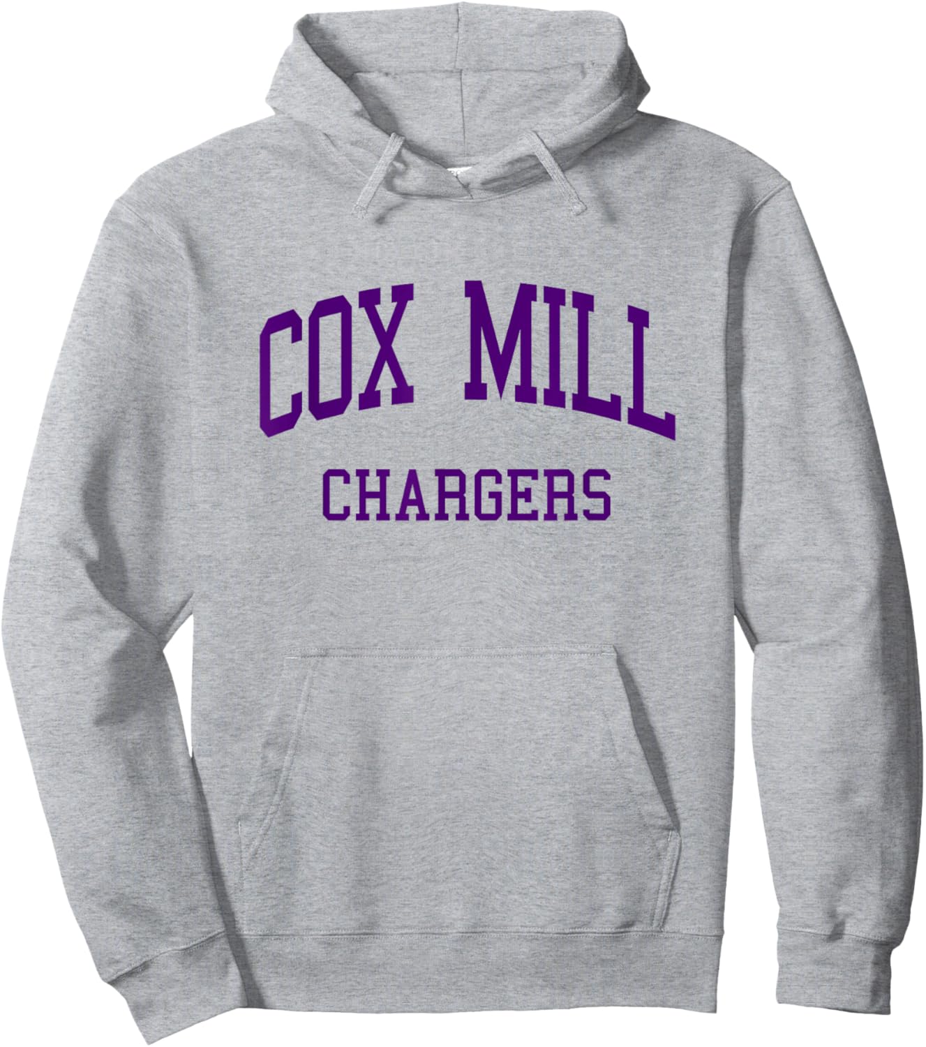 Cox Mill High School HS Concord NC Retro Hoodie - Hoodie | Ash