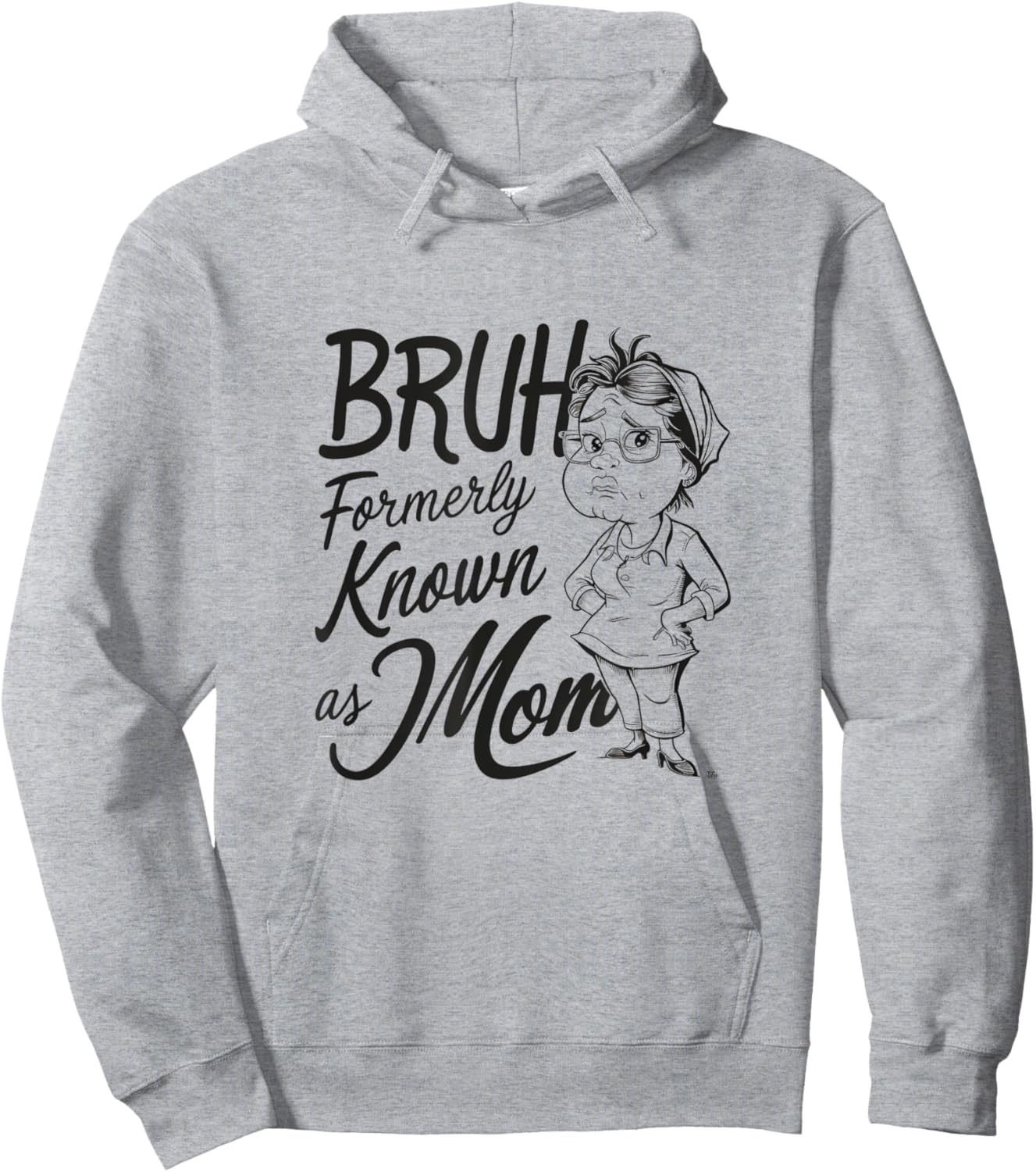 Bruh Formerly Known As Mom Hoodie - Hoodie | Ash