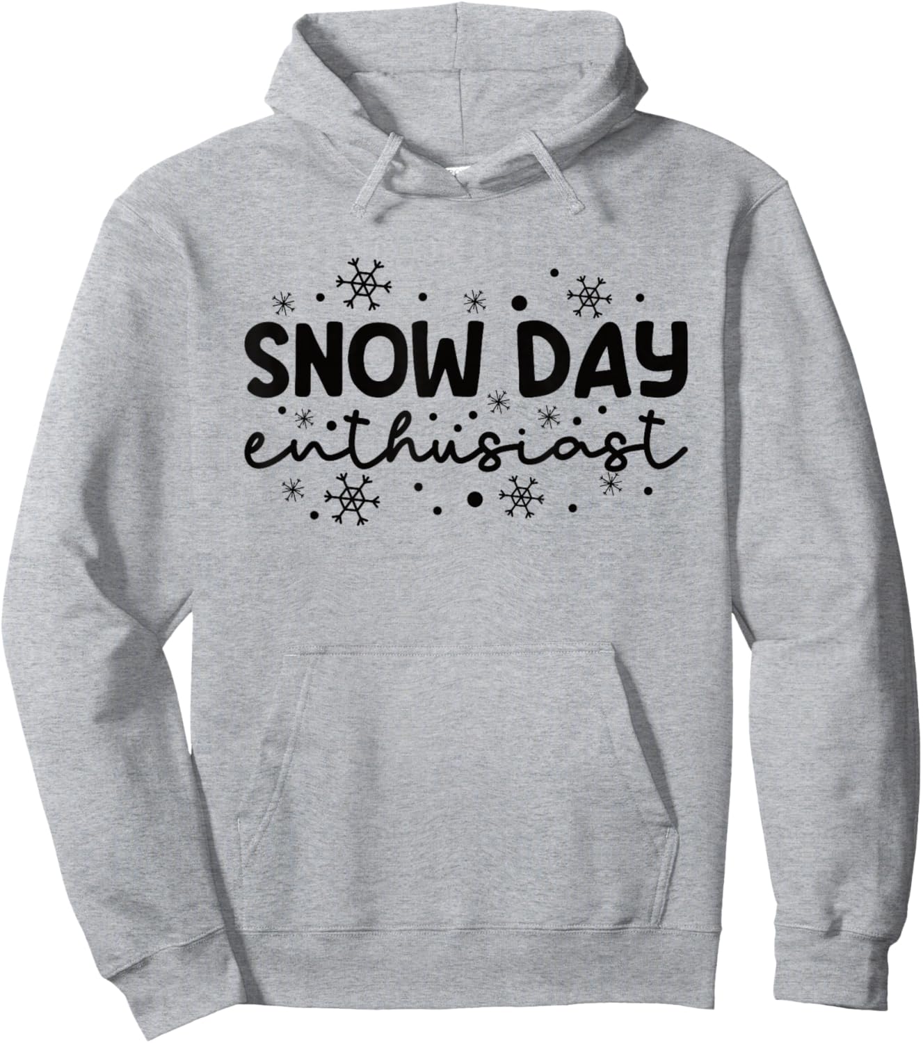 Supporter Of Snow Day Enthusiast Hoodie - Hoodie | Ash
