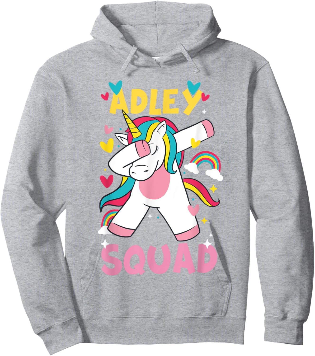 Adley Merch Unicorn Design Hoodie - Hoodie | Ash