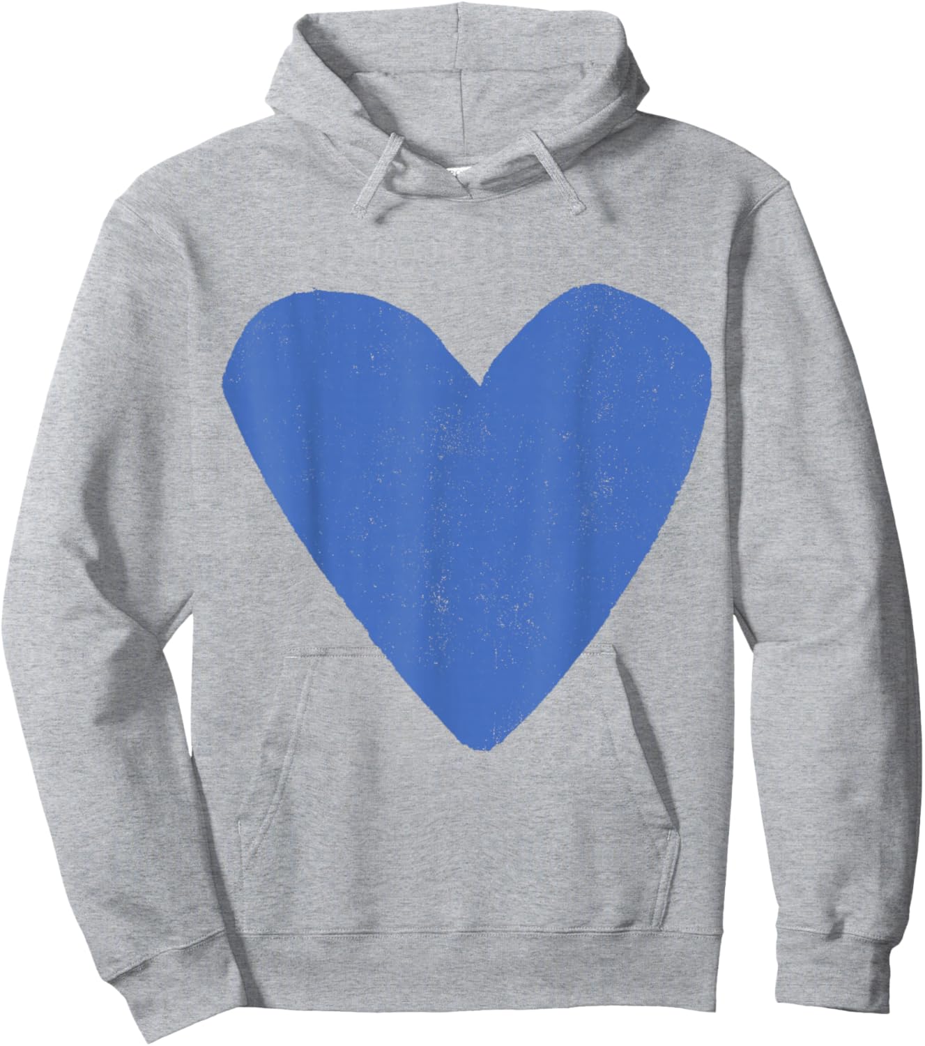 Love Heart Light Blue Sky Color Sport Grey Hoodie - Hoodie | Ash