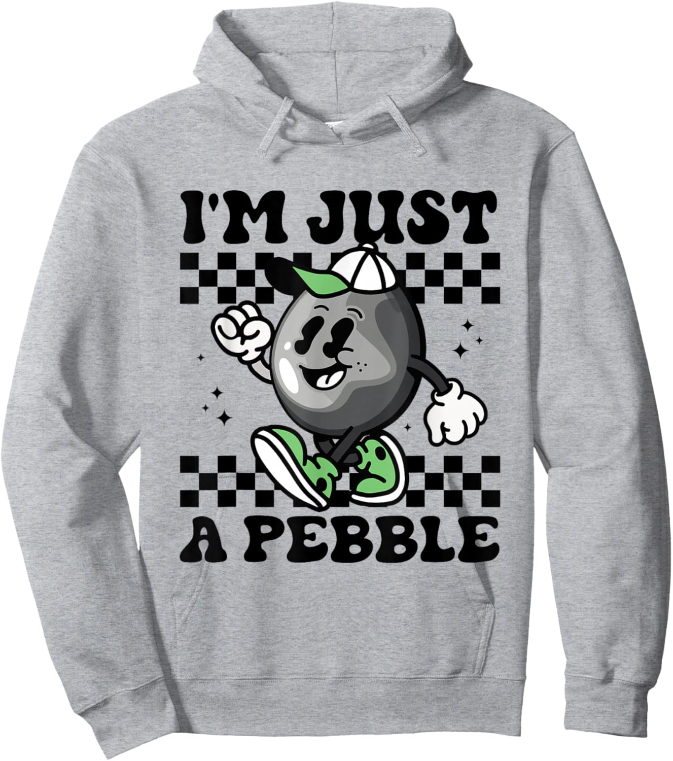 I'm Just a Pebble Funny for Boys & Girls Hoodie - Hoodie | Ash
