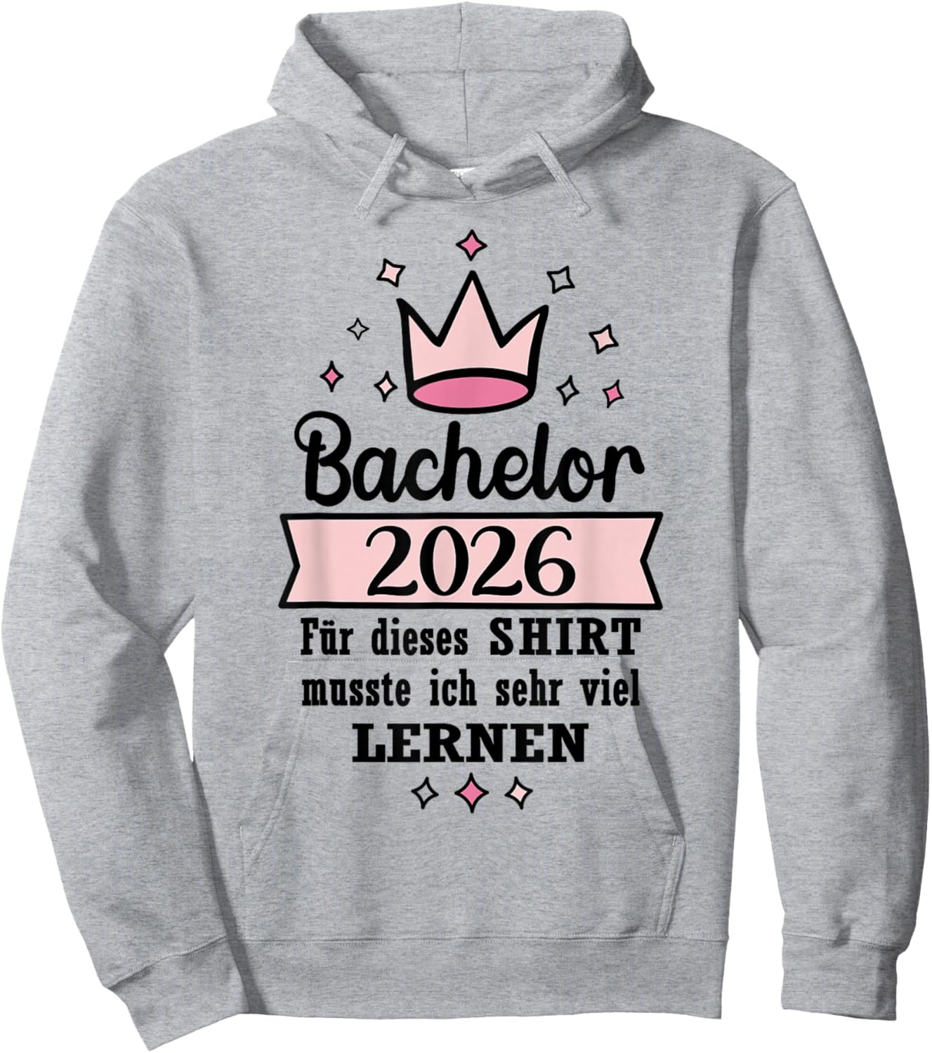 Bachelor Abschluss 2026 Hoodie - Hoodie | Ash