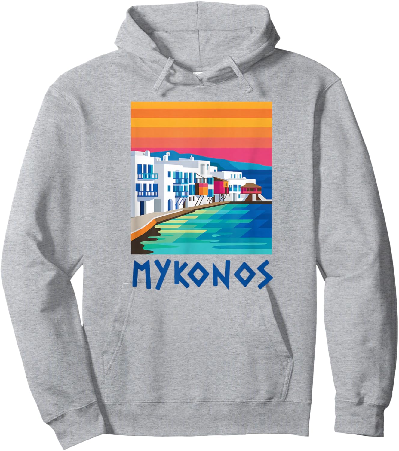 Mykonos Hoodie - Hoodie | Ash