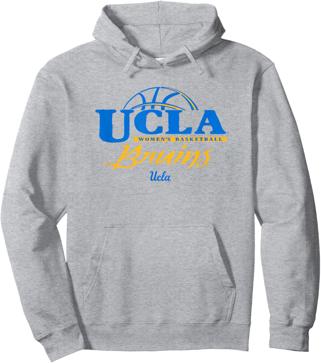 UCLA Bruins Women's Basketball Layup White Hoodie - Hoodie | Ash