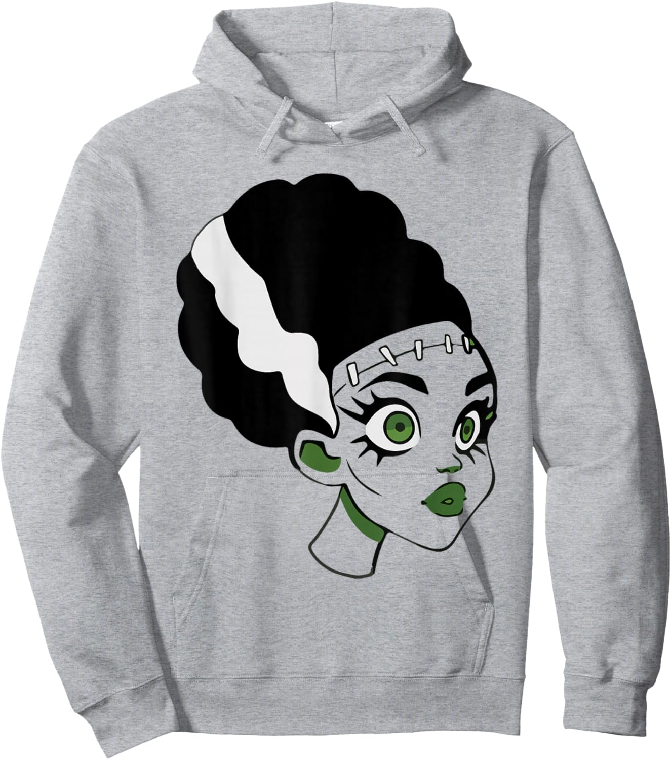 Frankenstein's Bride Monster Halloween Costume Hoodie - Hoodie | Ash