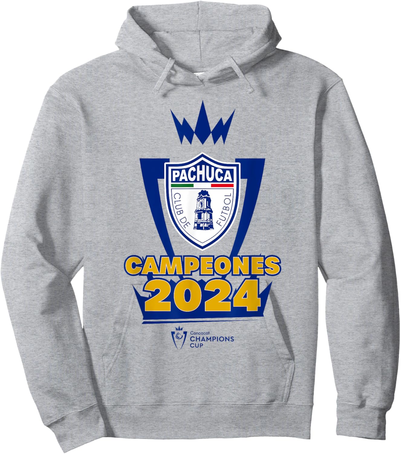 Pachuca Champions! - Concacaf Champions League Hoodie - Hoodie | Ash