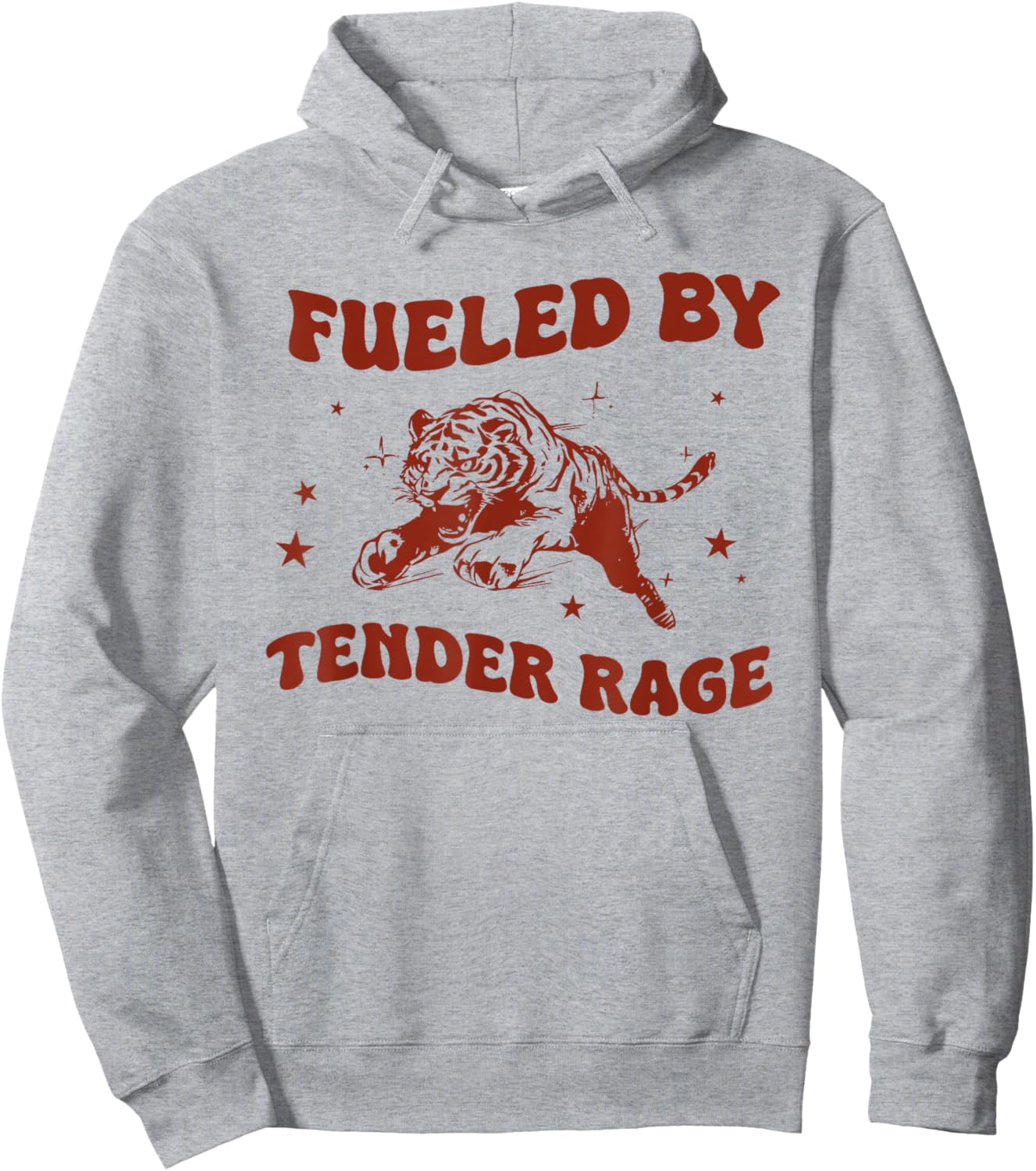Fueled by tender rage Funny design Hoodie - Hoodie | Ash