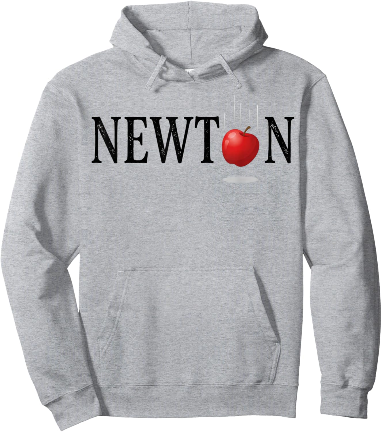 Newton Apple Gravity Science Funny Hoodie - Hoodie | Ash