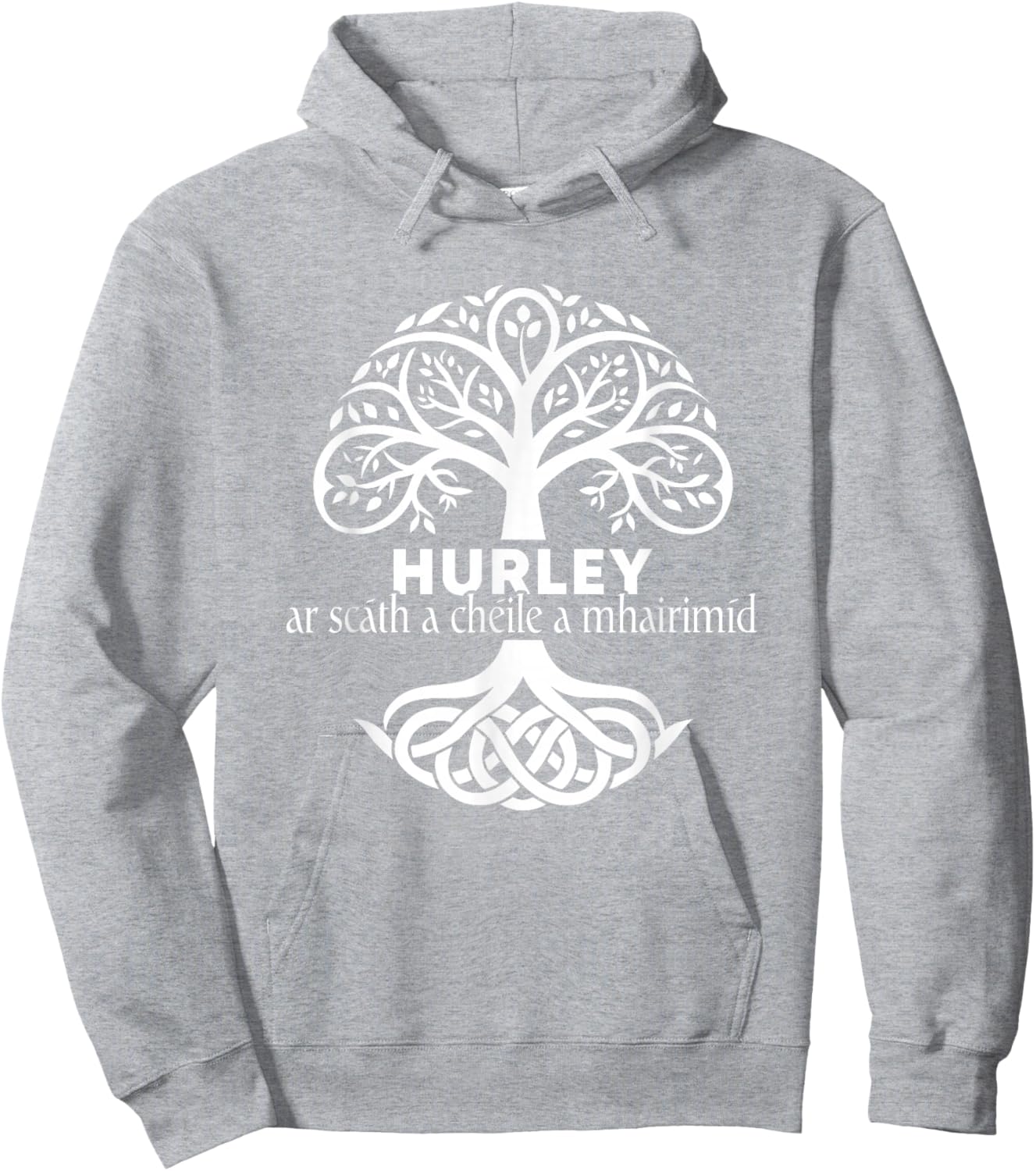 Hurley Irish Family Name Celtic Irish Roots Hoodie - Hoodie | Ash
