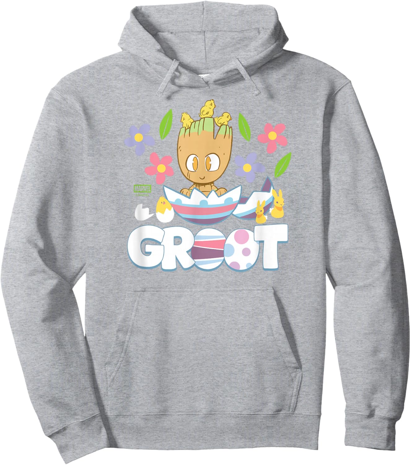 Guardians of The Galaxy - Groot - Easter Eggs Hoodie - Hoodie | Ash