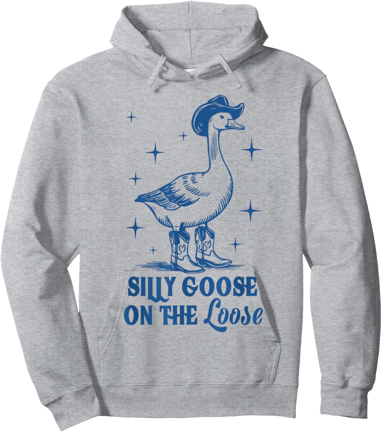 Funny Goose Cowgirl Graphic For Girl Women Hoodie - Hoodie | Ash