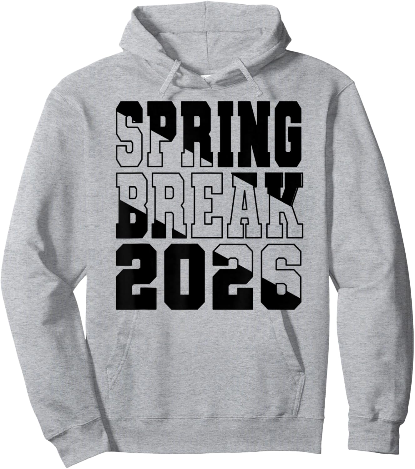 Spring Break 2026 Memorabilia Hoodie - Hoodie | Ash