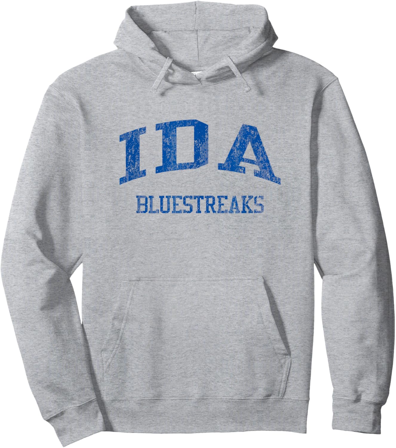 Ida High School HS Ida MI Vintage Sports Hoodie - Hoodie | Ash
