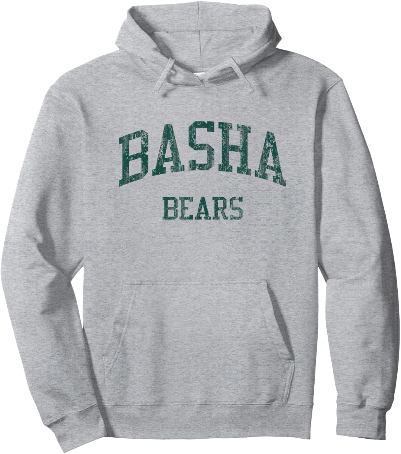 Basha High School HS Chandler AZ Vintage Sports Hoodie - Hoodie | Ash