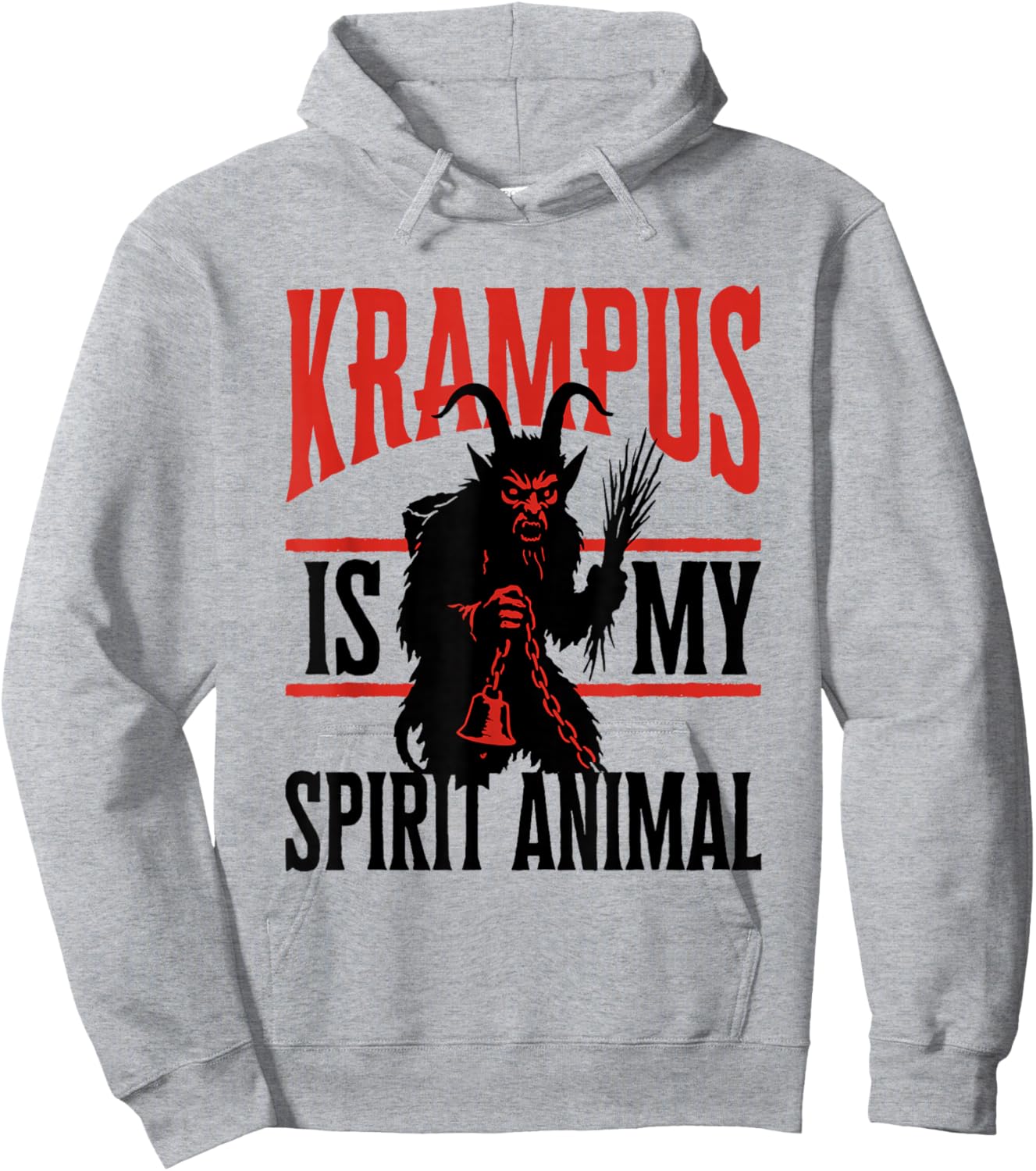 Krampus is My Spirit Animal Hoodie - Hoodie | Ash