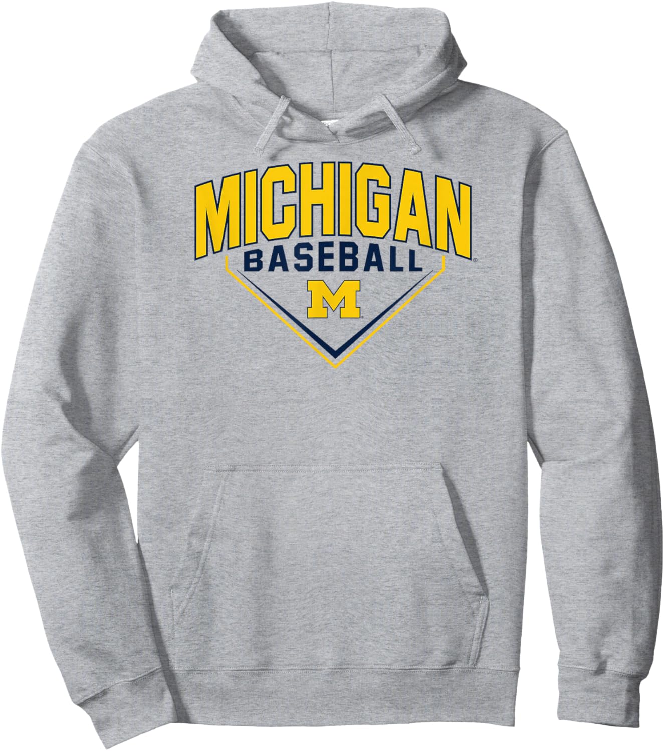 Michigan Wolverines Baseball Bullpen Logo Hoodie - Hoodie | Ash