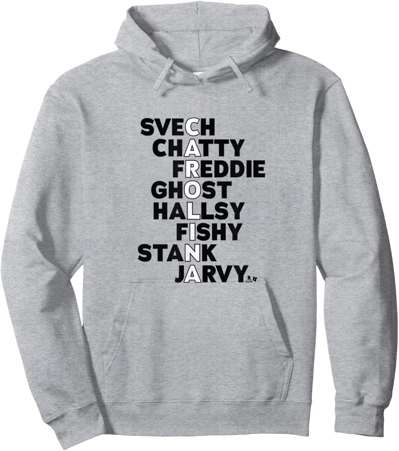 Carolina Hockey Names 2026 - NHLPA Hoodie - Hoodie | Ash
