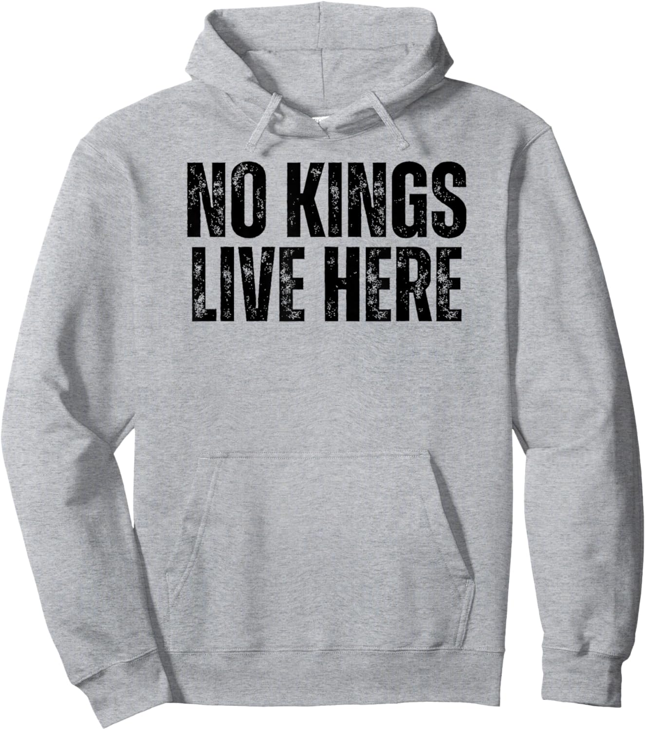 No Kings Live Here Hoodie - Hoodie | Ash