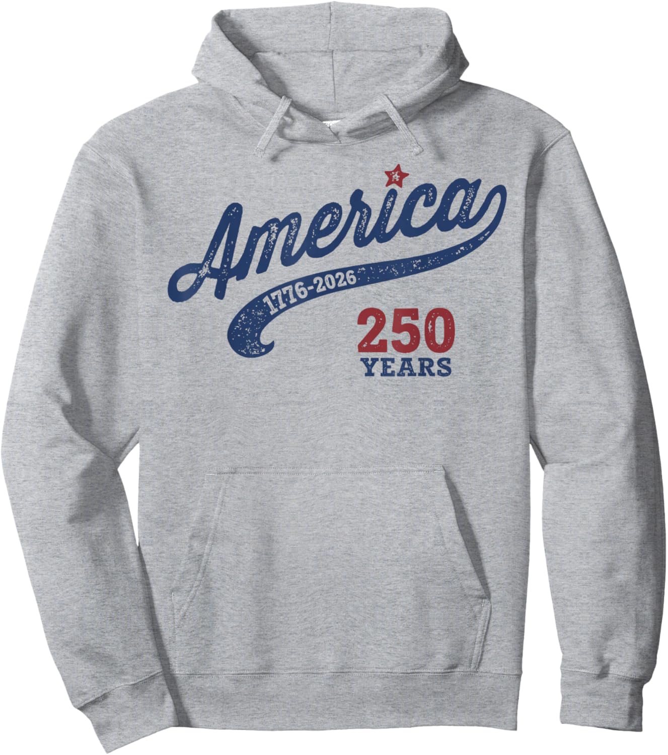 America 250 Years 1776-2026 Hoodie - Hoodie | Ash