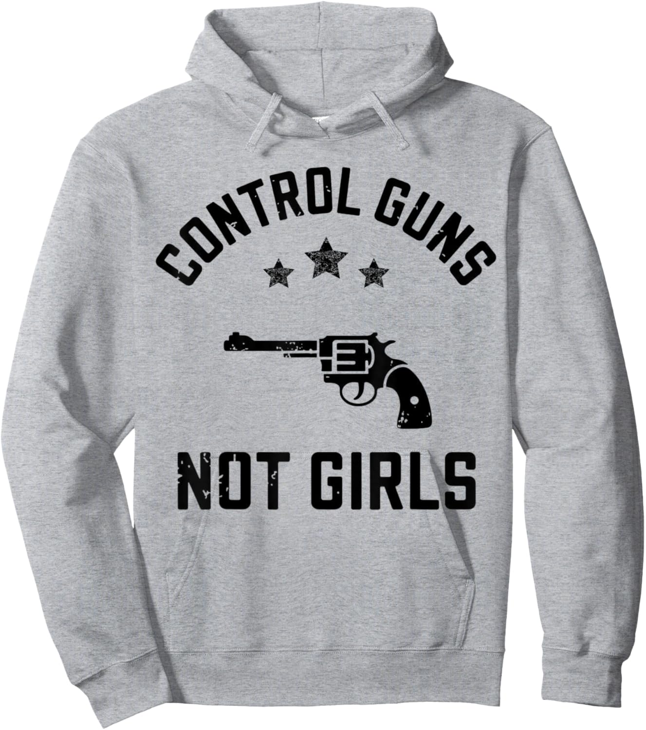 Retro Pink Control Guns Not Girls Shirt Hoodie - Hoodie | Ash