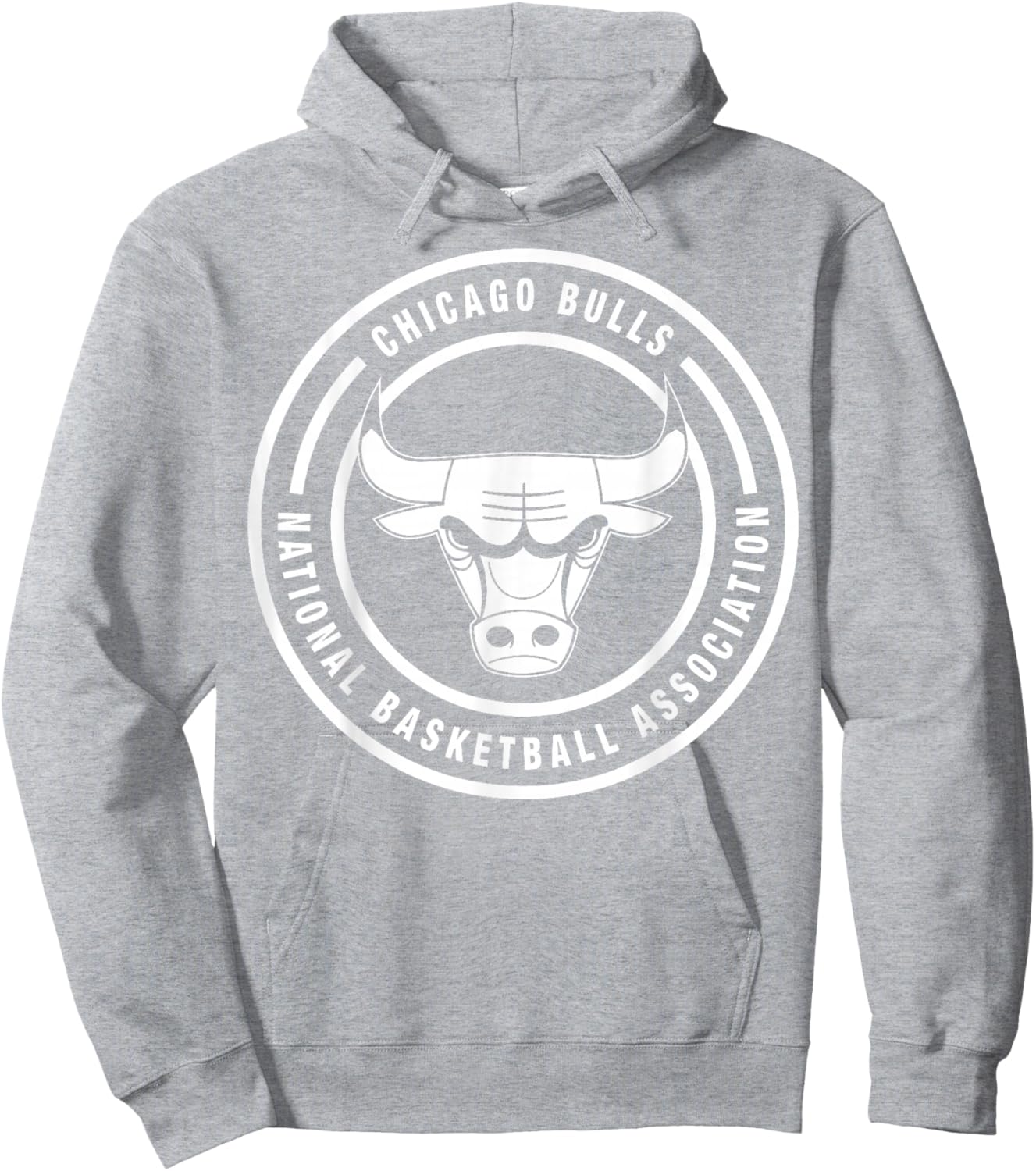 Logo NBA Chicago Bulls Circle Hoodie - Hoodie | Ash