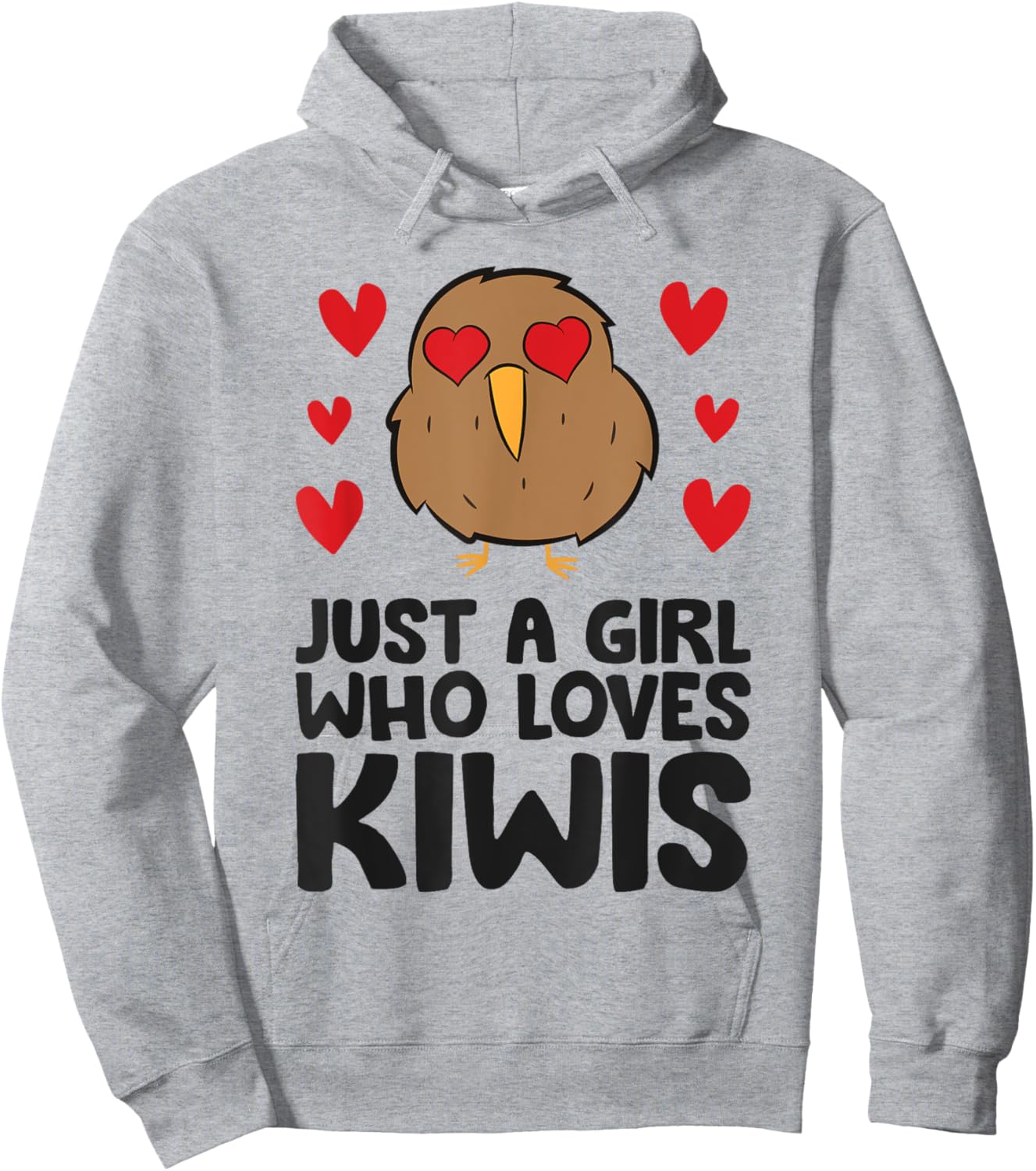 Just A Girl Who Loves Kiwis Cute Kiwi Bird Hoodie - Hoodie | Ash