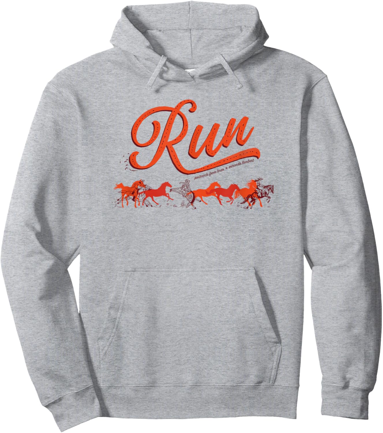 Miranda Lambert Run Postcards From Texas Hoodie - Hoodie | Ash