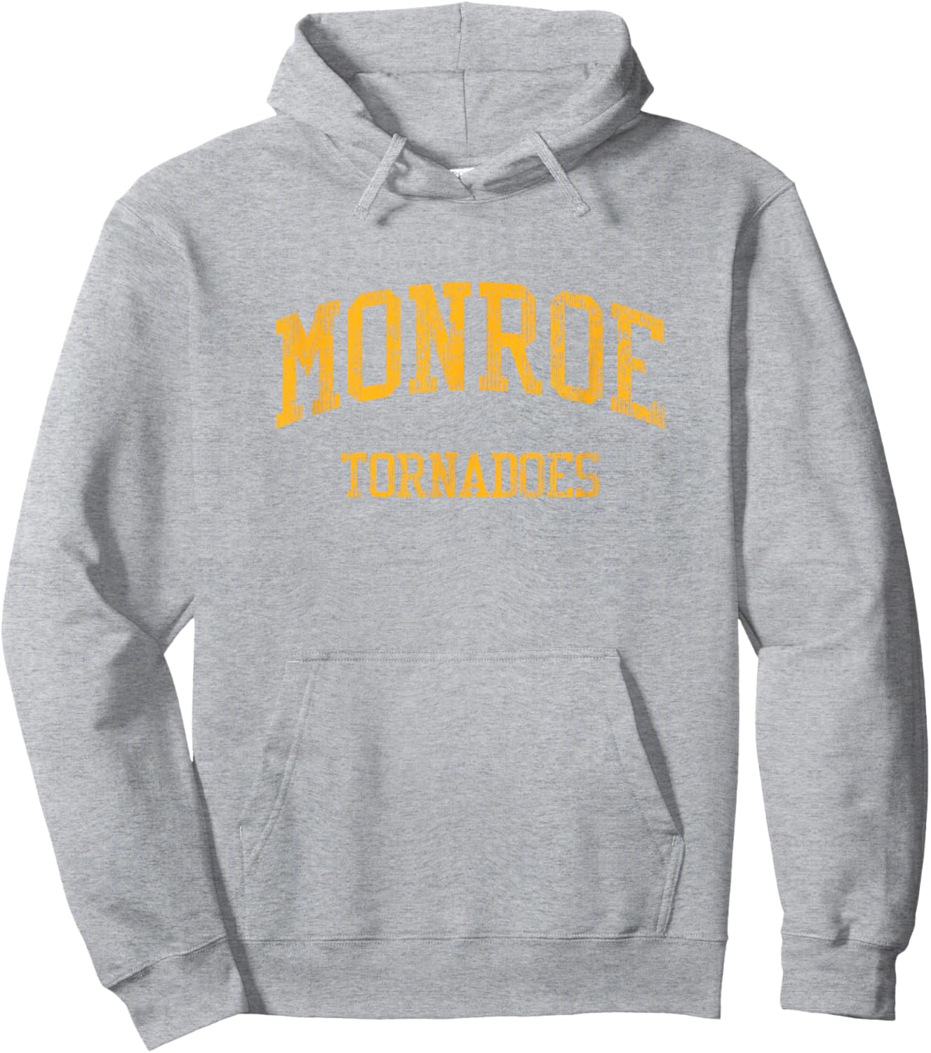 Monroe High School HS Albany GA Vintage Sports Hoodie - Hoodie | Ash
