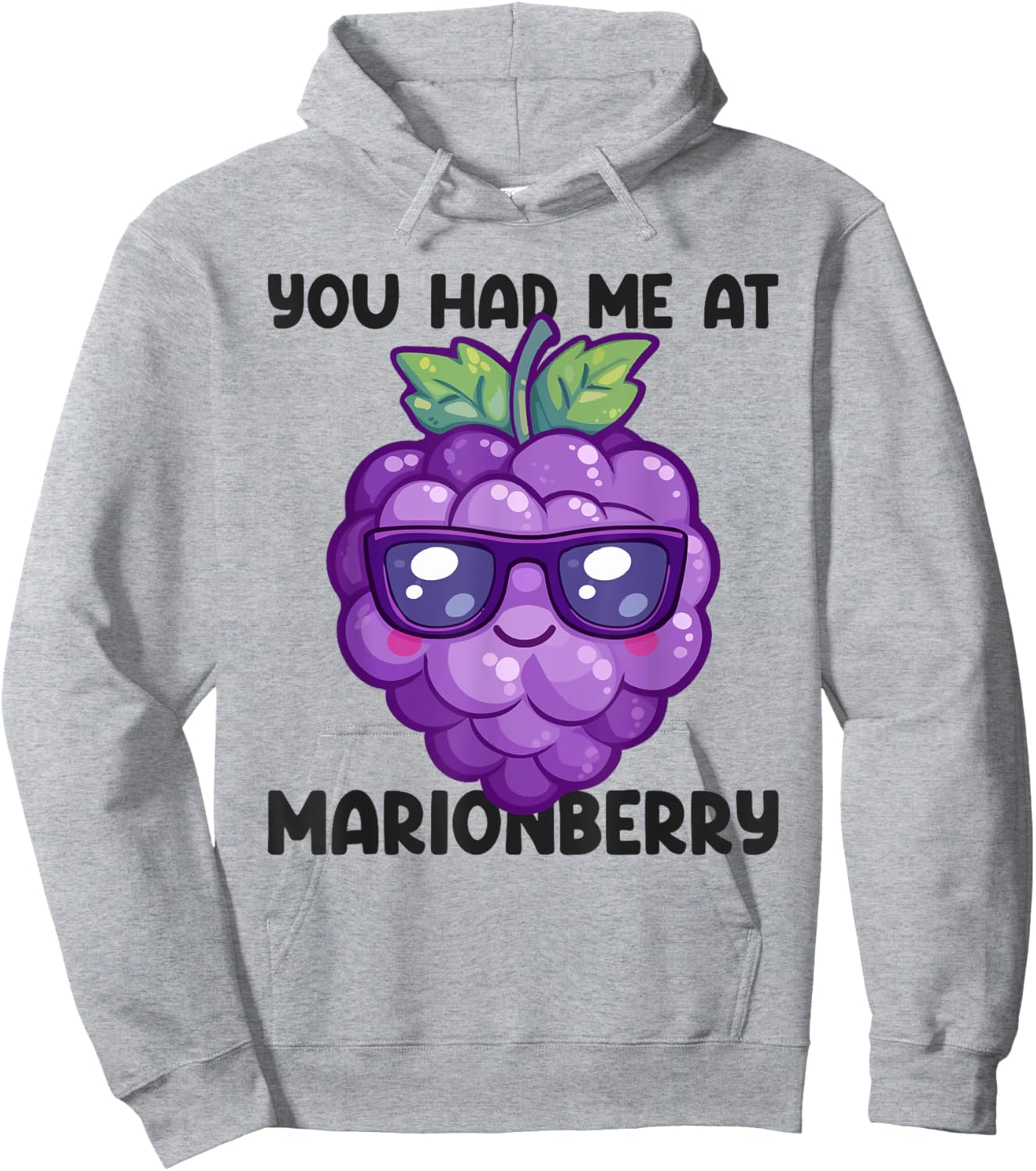 Marionberry Gardener You Had Me At Fruit Lover Hoodie - Hoodie | Ash