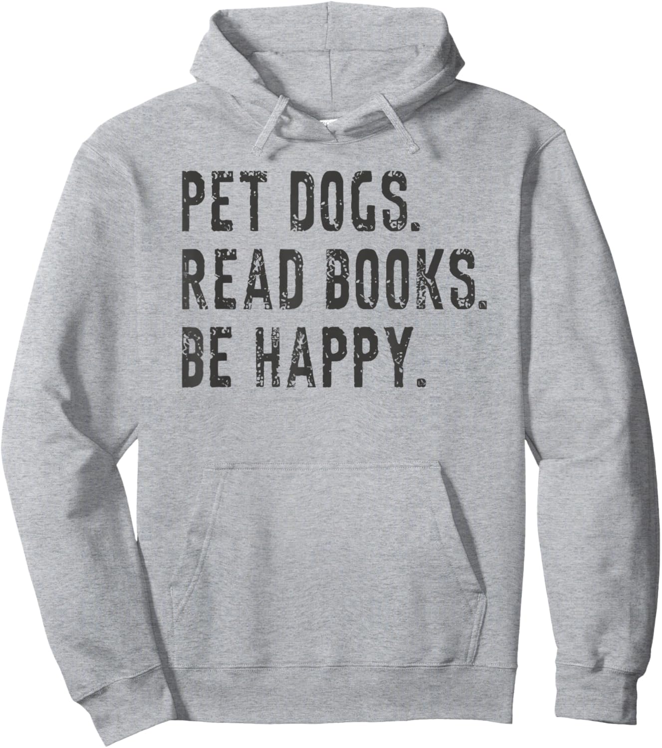 Pet Dogs Read Books Be Happy Hoodie - Hoodie | Ash