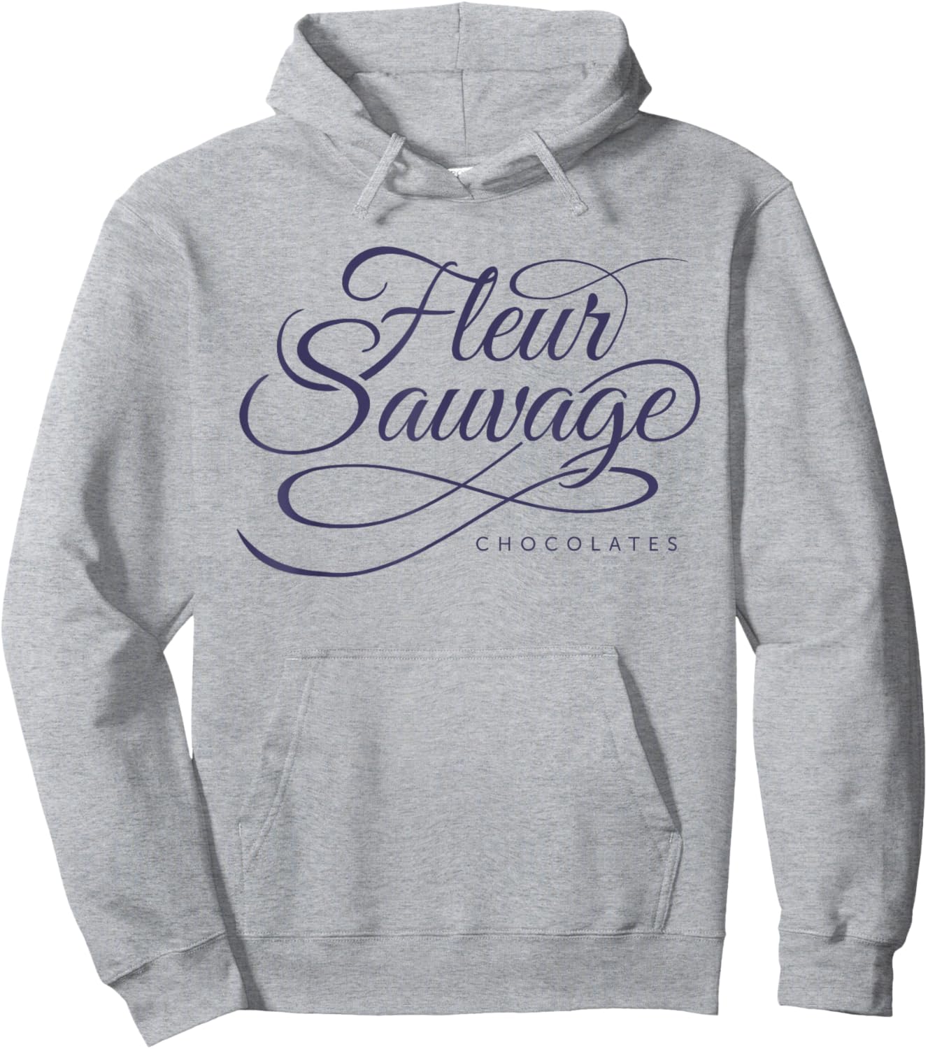 Fleur Sauvage Chocolate Basic Hoodie - Hoodie | Ash