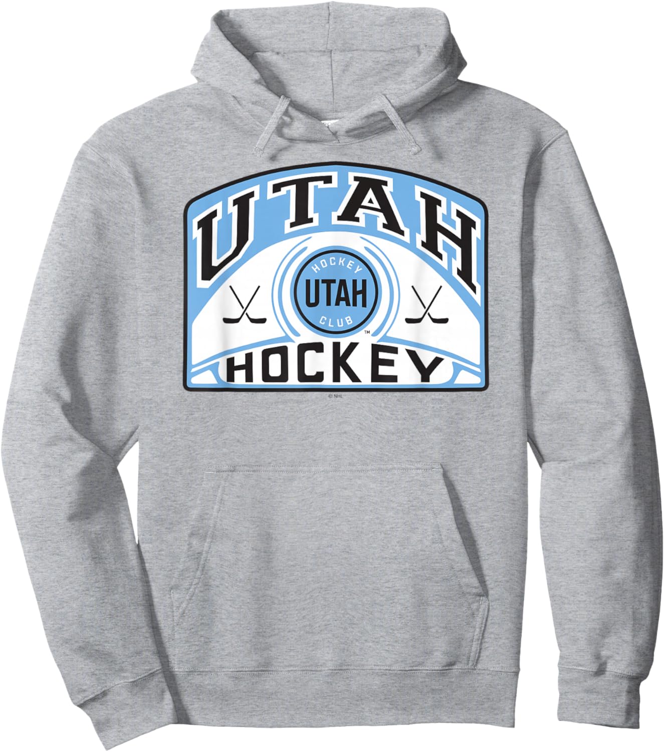 Utah Hockey Club Glide Gray Officially Licensed Hoodie - Hoodie | Ash