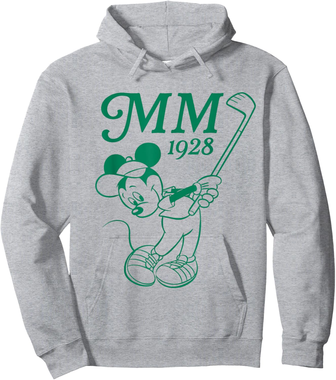 Disney Mickey Mouse Golf MM 1928" Golfing Hoodie - Hoodie | Ash