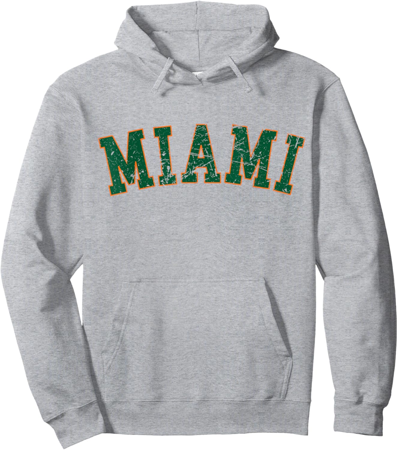 Miami Florida Vintage Preppy Sports Hoodie - Hoodie | Ash